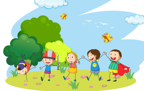 Радостный ребенок на Поляне