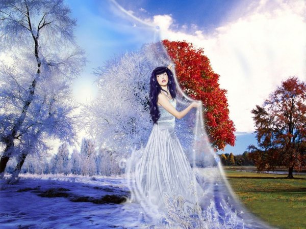 Встреча весны с зимой