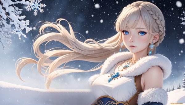 Девочка зимой