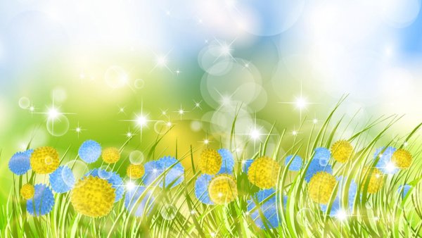 Летний фон векторный