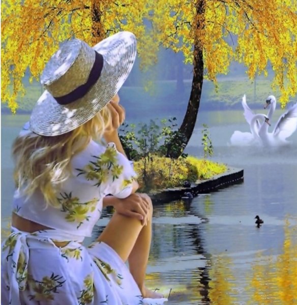 Солнечный день девушки