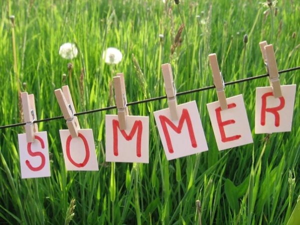 Лето на немецком