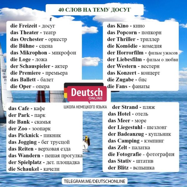 Времена года на немецком