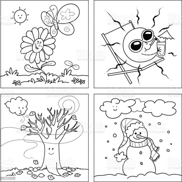 Времена года задания для дошкольников