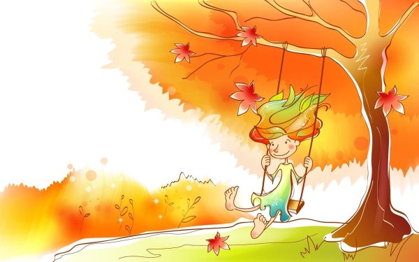 Осенние листики пейзажи