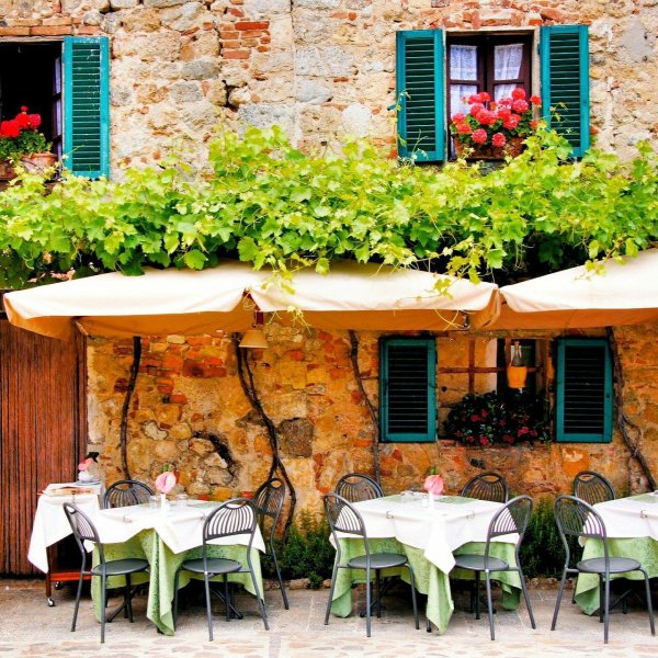 Коктейль на веранде