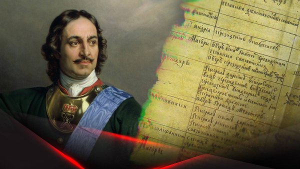 1722 Петр i своим указом утвердил «табель о рангах»