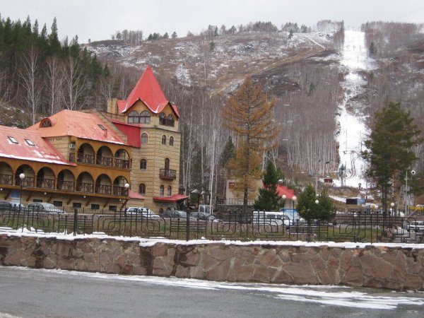 Пляж остров Абзаково