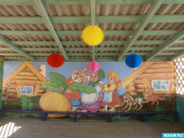 Веранда в детском саду