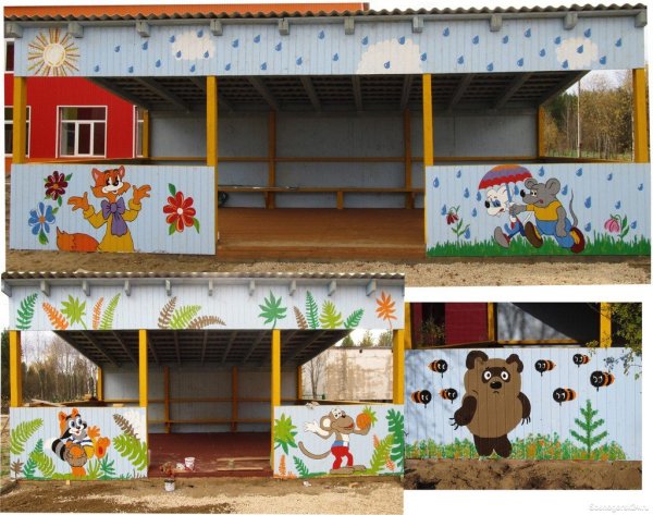 Веранды в детсаде