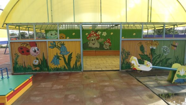 Веранда в детском саду