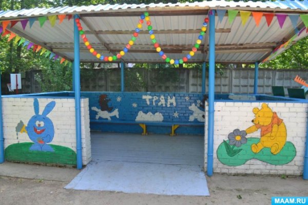 Украшение веранды в детском саду