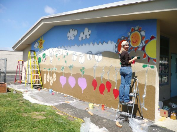 Украшение веранды в детском саду