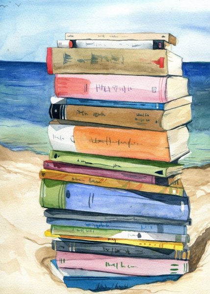 Акварельные иллюстрации к книгам