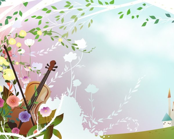 Композиция весенний дождь