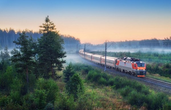 О поездах и железной дороге