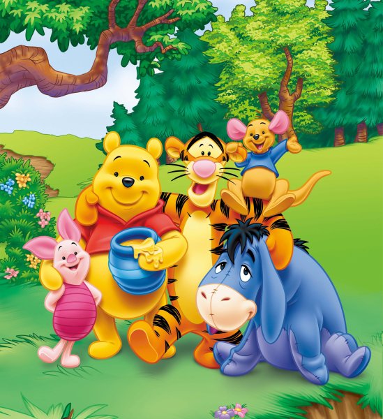 Винни пух Дисней зима