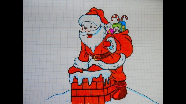 Рисунок на новогоднюю тематику