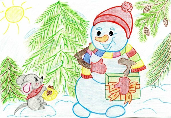 Рисунки мультяшных персонажей