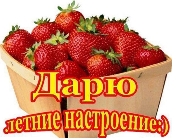 Летнее настроение надпись