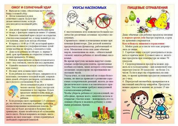 Безопасное лето для детей