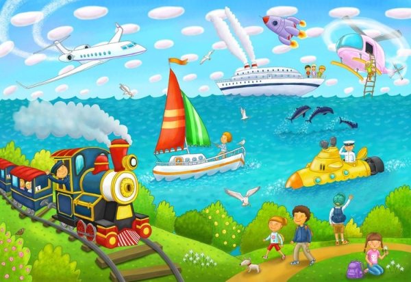 Рисунок отдых на море