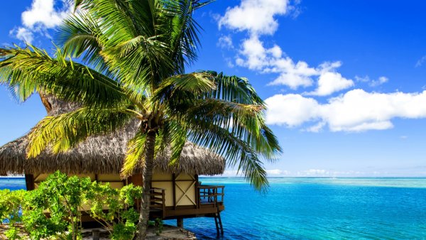 Мальдивы тропики бунгало