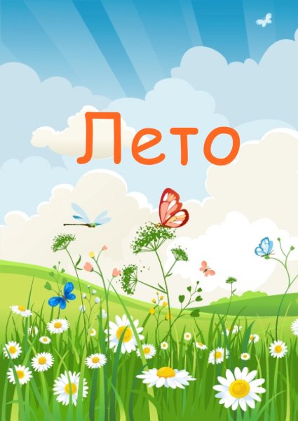 Лето в детском саду