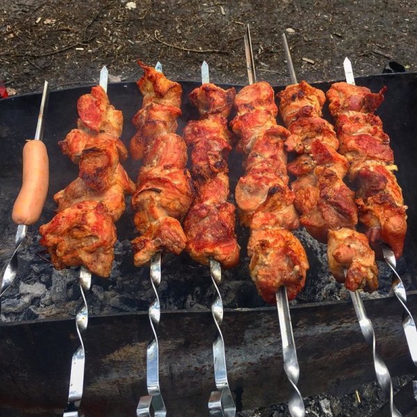 Шашлыки под дождем приколы