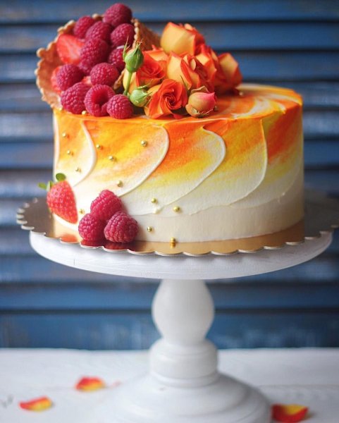 Шикарный фруктовый торт