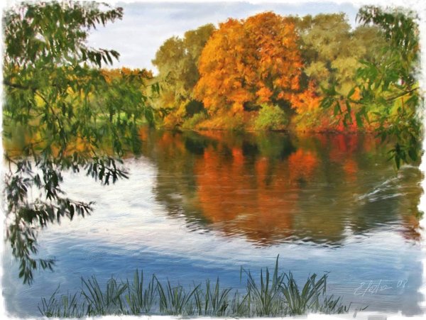 Бабье лето рисунки