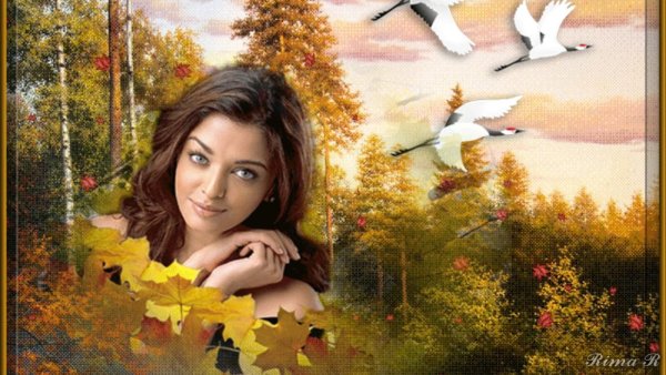 Бабье лето девушка