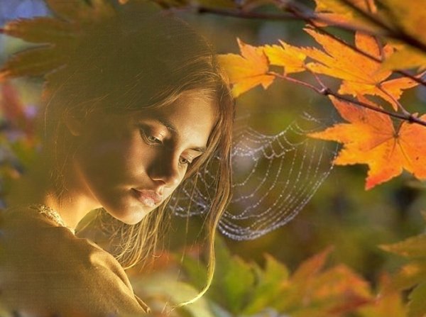 Коллажи бабье лето