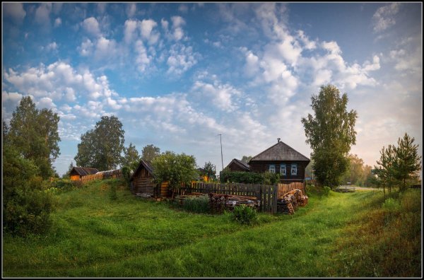 Красивые места в деревне летом