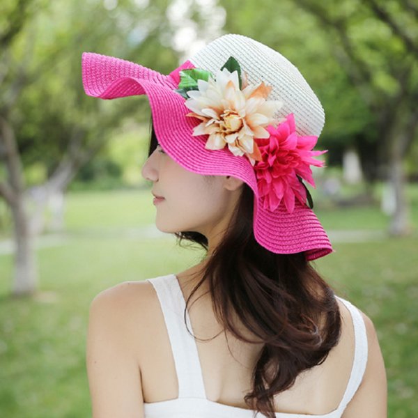 Шляпка с цветами