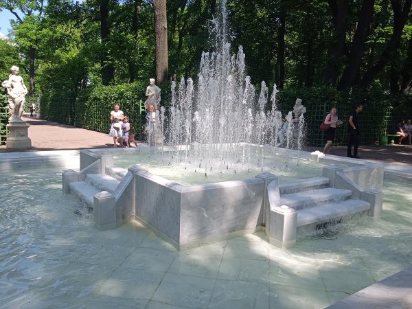 Красивые парки с фонтанами