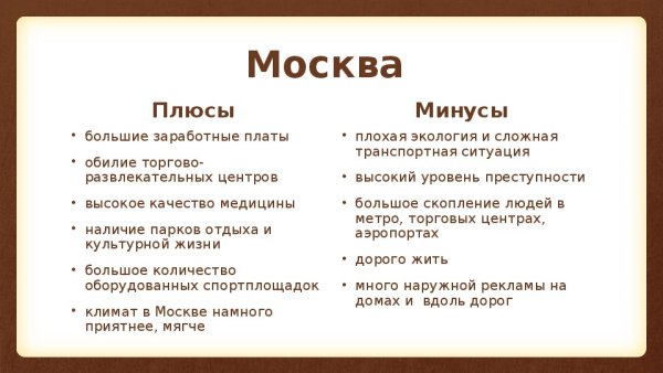 Плюсы и минусы растений