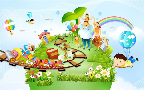 Летняя детская тематика