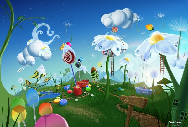 Сказочные планеты для детей