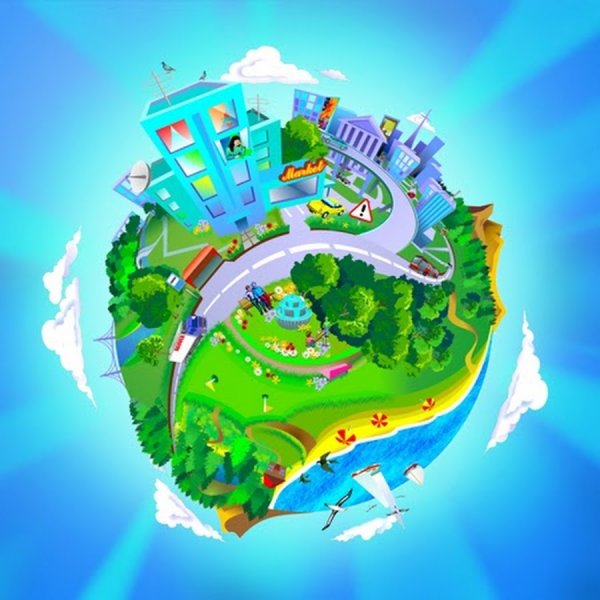 Эмблема детский сад Планета детства