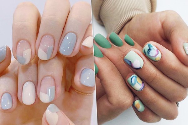 Розовые ногти