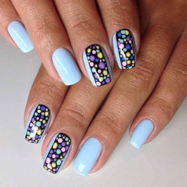 Интересный летний маникюр