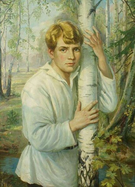 Портрет Сергея Есенина
