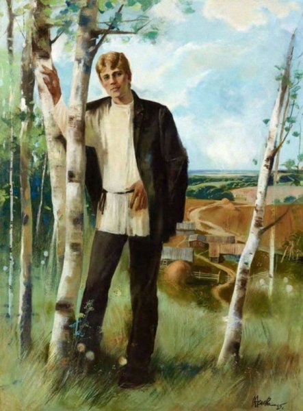 Сергей Есенин картина