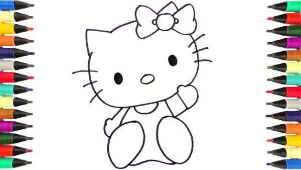 Рисунки для раскраски фломастерами