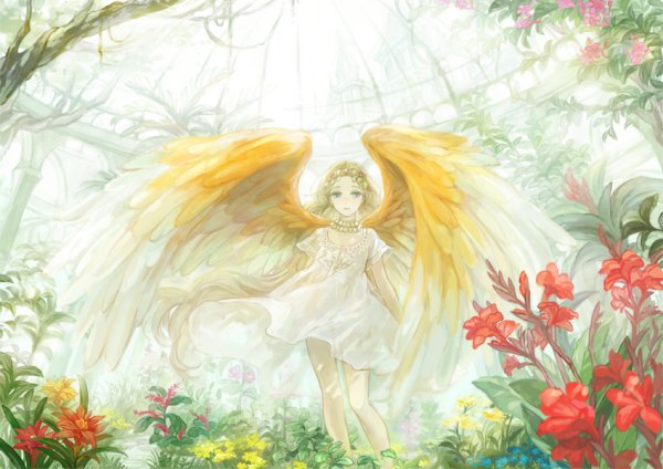 Цветочный ангел