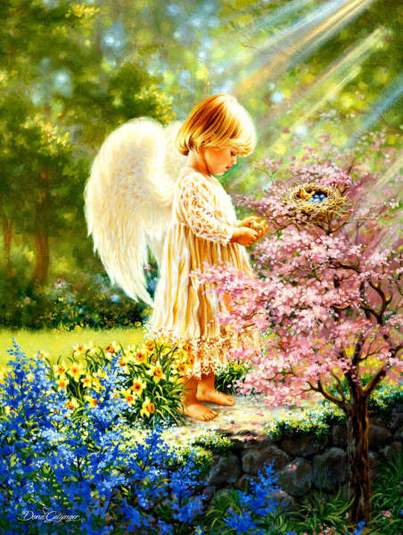 Художница Дона Гелсингер - 12 ангело