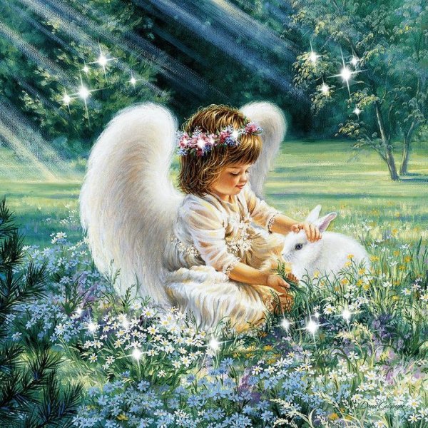 Художница Дона Гелсингер - 12 ангело