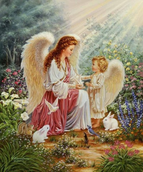 Дона Гельсингер картины с ангелами