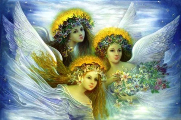 Вера, Надежда и любовь художник — Александр Охапкин